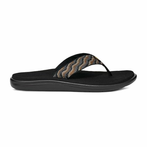Teva Herren Voya Flipflop, Neon Wave Desert Taupe, 43 EU von Teva