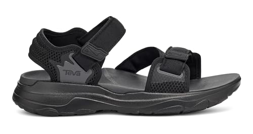 Teva Herren Zymic Sandale, schwarz, 44.5 EU von Teva
