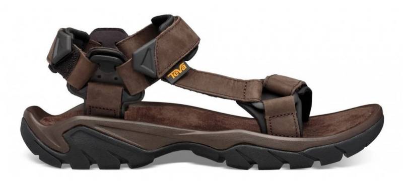 Teva Terra Fi 5 Universal Leat TKCF TURKISH COFFEE Wander Sandale Herren Trekkingsandale von Teva