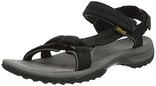 Teva Terra Fi Lite Leather W's Damen Sport- & Outdoor Sandalen, Schwarz (black 513), EU 37 von Teva