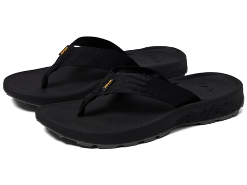 Teva M Hydratrek Flip Schwarz - Schnelltrocknende komfortable Herren Zehentrenner Sandale, Größe EU 45.5 - Farbe Black von Teva