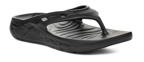 Teva Unisex-Erwachsene Apretrail Flip Flop, Schwarz 1, 10 Women/8 Men von Teva