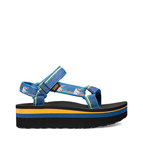 Teva Unisex-Erwachsene Flatform Universal Sandale, Einhorn dunkelblau von Teva