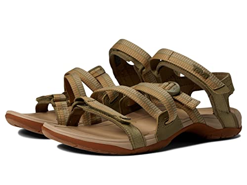 Teva Women's Ascona Sport Web Sandal, Ladder Olive, 5.5 von Teva