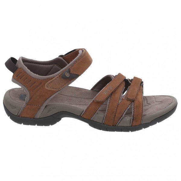 Teva - Women's Tirra Leather - Sandalen Gr 5;6;7 braun;schwarz von Teva