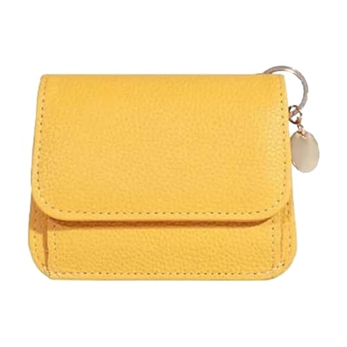 Tewzafiya Geldbörse, kleine Geldbörse | Geldbeutel aus PU-Leder - Handgefertigter tragbarer Münzgeldbeutel-Wechselhalter für Kreditkarten, gefaltete Geldscheine von Tewzafiya