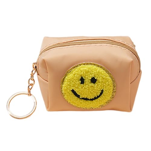 Geldbörse für Damen, Geldbörse für Münzen - Geldbörse mit Stickmuster wechseln | Niedlicher Mehrzweck-Taschen-Schlüsselanhänger, Münzbeutel, süß, wasserdicht für Mädchen, Damen von Tewzafiya