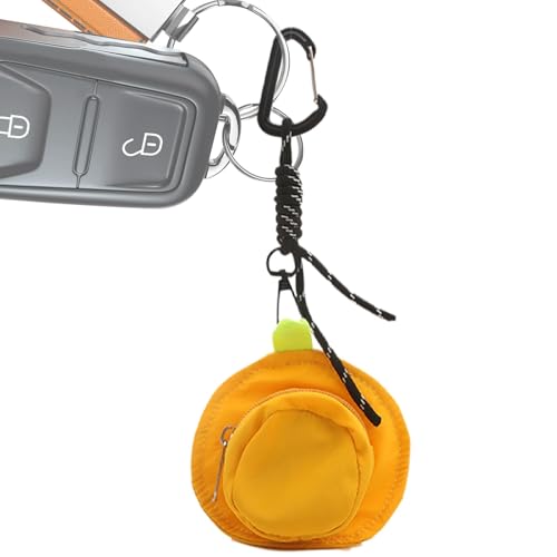 Netter Münzbeutel, Schlüsselbeutel | Modehut -Formbeutel Brieftasche,Key Earphone Storage Taschenbeutel, Schlüsselranghänger Charme für Frauen Männer von Tewzafiya