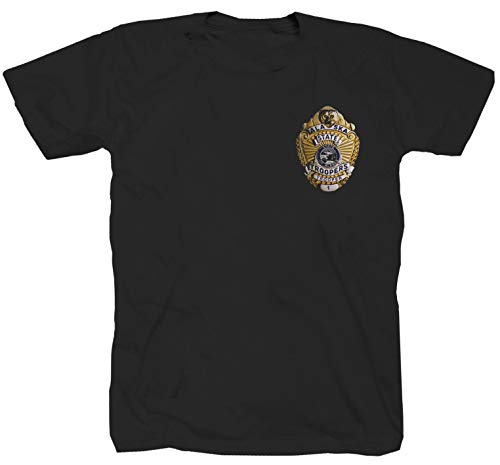 Alaska State Troopers FBI Polizei Sheriff Marshall CSI CIS Swat Team schwarz T-Shirt Shirt L von Tex-Ha