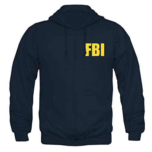 Birsppy HDmirrorR Tex-Ha FBI Law & Order USA BKA LKA Serie Route 66 Blue Bloods Polizei Jacke Kapuzenjacke XXL von Tex-Ha