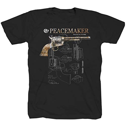 Colt Peacemaker Pistole Revolver USA Army Winchester Route 66 Chopper T-Shirt Shirt Polo 3XL XXXL von Tex-Ha