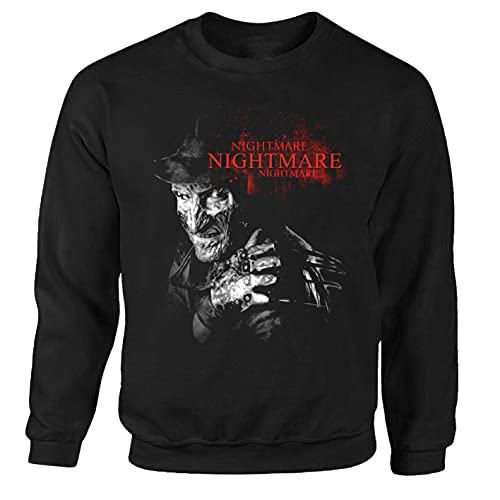 Freddy Krueger Horror Film Jason Halloween Splatter Jason Chainsaw Massacre Texas Slasher Nightmare schwarz Sweatshirt S von Tex-Ha