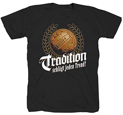Fussball Club Stadion Ultra FC Kurve Fan Liga Tradition Ultras schwarz T-Shirt Shirt 3XL XXXL von Tex-Ha