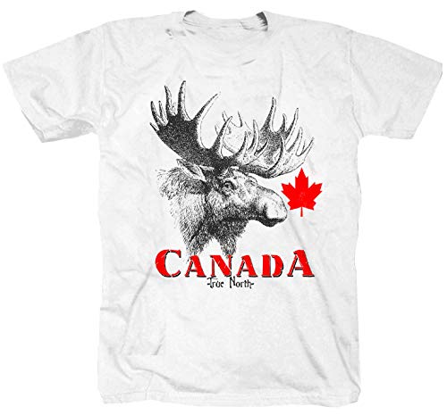 Kanada Alaska Amerika Weiss T-Shirt Shirt XXL von Tex-Ha