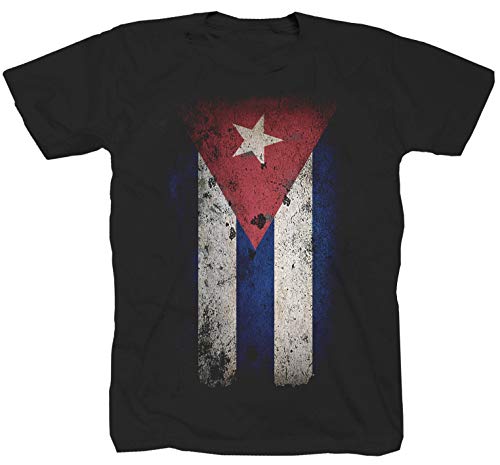 Kuba Cuba Fahne Flag Che Guevara Revolution Rum Revolutionär schwarz T-Shirt Shirt XXL von Tex-Ha