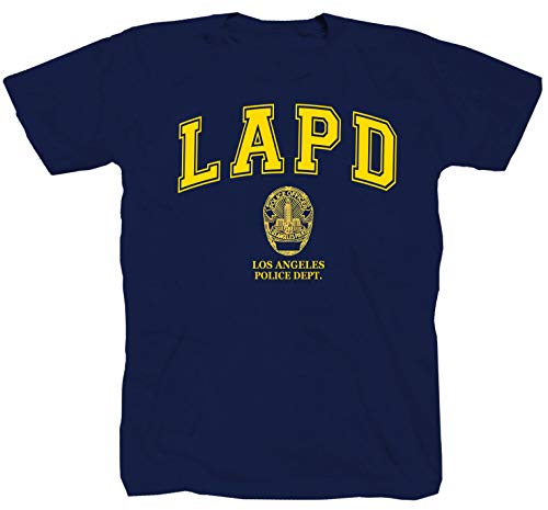 LAPD Los Angeles Police Navy CSI CIS Law & Order Texas Alaska Route 66 T-Shirt Shirt M von Tex-Ha