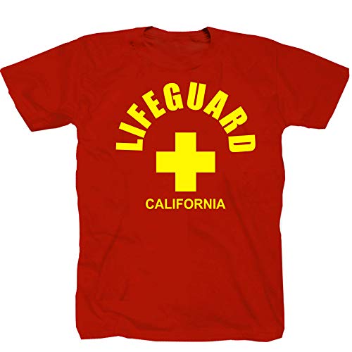 Lifeguard Kalifornien Amerika Mallorca Party Ibiza Baywatch Beach Surfen USA Urlaub Hollywood Miami T-Shirt Shirt Polo XXL von Tex-Ha