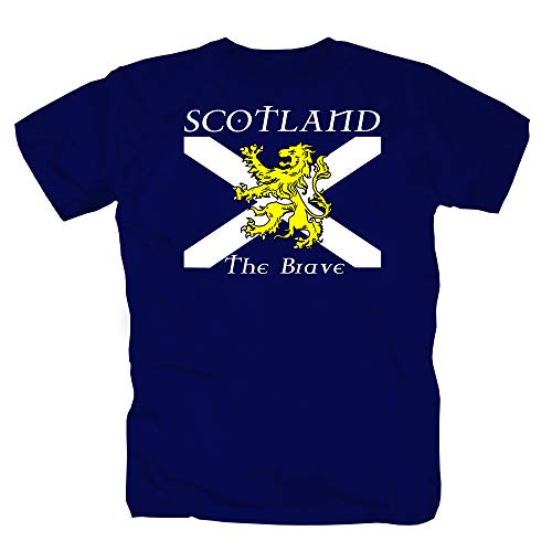 Scotland The Brave Schottland Norwegen Schweden England Glasgow Aberdeen Irland Braveheart Shirt Polo T-Shirt L von Tex-Ha