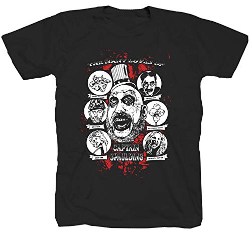 Captian Evil Dead The Devil's Rejects Saw Splatter Heavy Metal Rock Horror Film Shirt T-Shirt 3XL XXXL von Tex-Ha