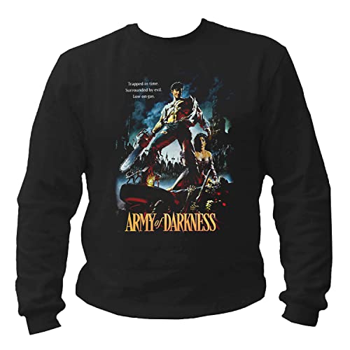 Tex-Ha Army of Darkness Horror Evil Dead Halloween ES Film Splatter Slasher schwarz Sweatshirt L von Tex-Ha