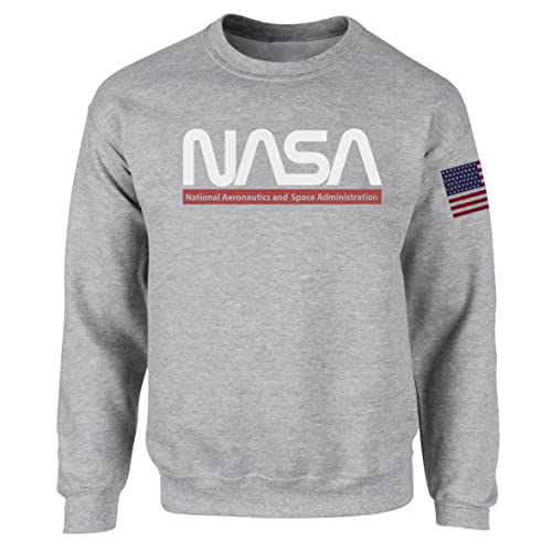 Tex-Ha NASA Astronaut in Training USA Space Shuttle America Enterprise USS Mond Jupiter grau Sweatshirt S von Tex-Ha