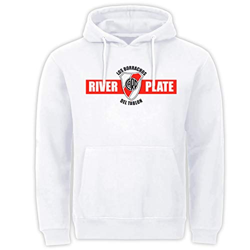 Tex-Ha River Plate Argentinien Fussball Club Fan Ultras Ultra Weiss Kapuzenpullover Hoodie S von Tex-Ha