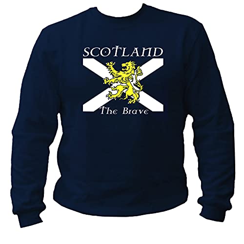 Tex-Ha Scottland The Brave Schottland Bravehaert Glasgow Whiskey Irland Pullover Sweatshirt L von Tex-Ha