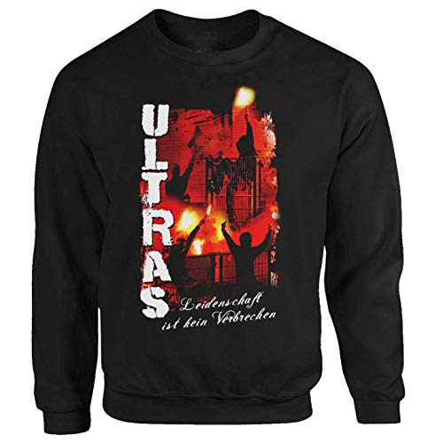 Tex-Ha Ultras Fussball Club Derby FC Ultra Szene Stadion Pyro schwarz Pullover Sweatshirt 3XL von Tex-Ha