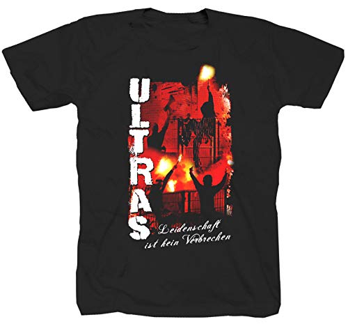 Ultras Fussball Club FC Szene Fan Casual Stadion Pyro Ultra Kurve Block T-Shirt Shirt L von Tex-Ha