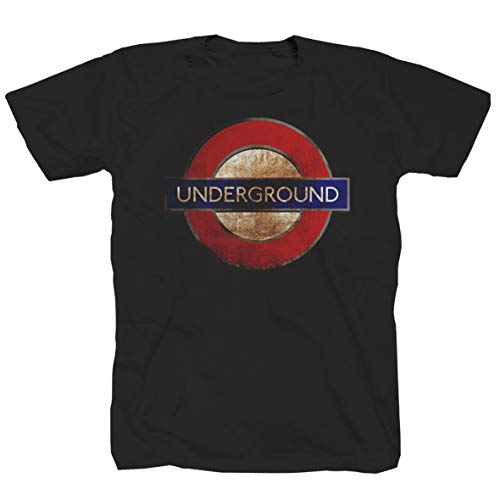 Underground London England Tourist Chopper Bobber Punk Rock Heavy Metal Liverpool Manchester T-Shirt Polo Shirt M von Tex-Ha