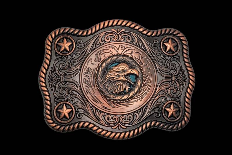 3-1/2 "x 4-1/2" Adlerkopf Schnalle Acp 3-1/2 "x 4-1/2" Adlerkopf Schnalle Acp von TexHAs