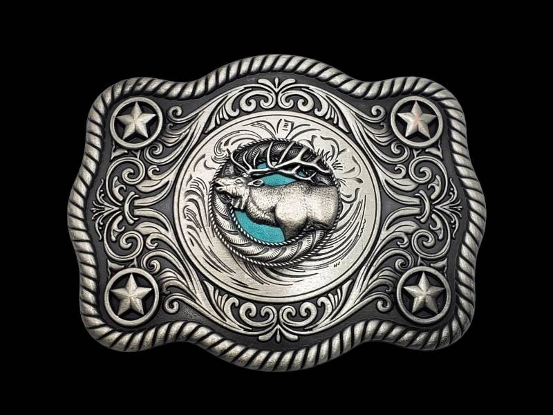 3-1/2 "x 4-1/2" Elchschnalle Aus Gunmetal 3-1/2 "x 4-1/2" Elchschnalle Aus Gunmetal von TexHAs