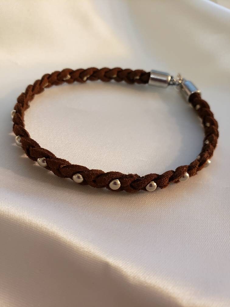 Geflochtenes Lederarmband von TexTraditions