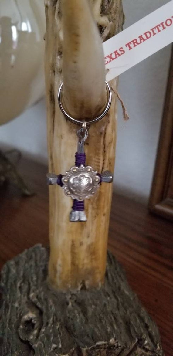 Hufnagel Kreuz Schlüsselanhänger Mit Concho Hufnagel Kreuz Schlüsselanhänger Mit Concho von TexTraditions