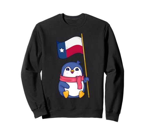 Texas Lover Texas-Flagge für Kinder, niedliche Pinguin-Liebhaber Sweatshirt Texas Lover Texas-Flagge für Kinder, niedliche Pinguin-Liebhaber Sweatshirt von Texas Gifts For Men & Women