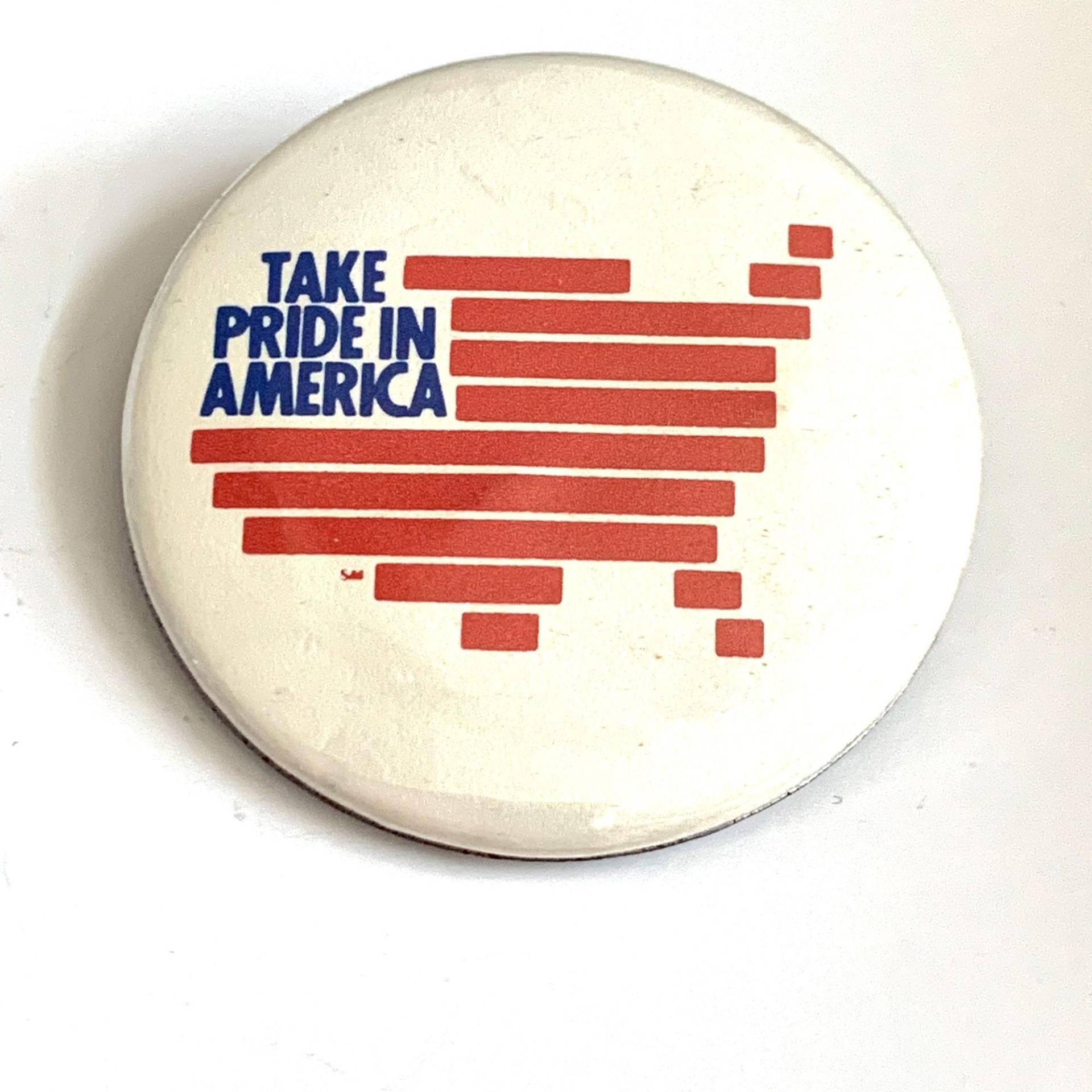 Take Pride in America Form Pinback Button Pin Rot Weiß Blau Usa Take Pride in America Form Pinback Button Pin Rot Weiß Blau Usa von TexasGalTreasures