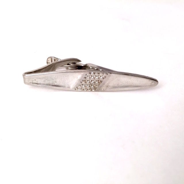 Vintage Silber Ton Krawattennadel Geätzt Krawatte Bar, Retro Kreis Design Krawattenverschluss Vintage Silber Ton Krawattennadel Geätzt Krawatte Bar, Retro Kreis Design Krawattenverschluss von TexasGalTreasures