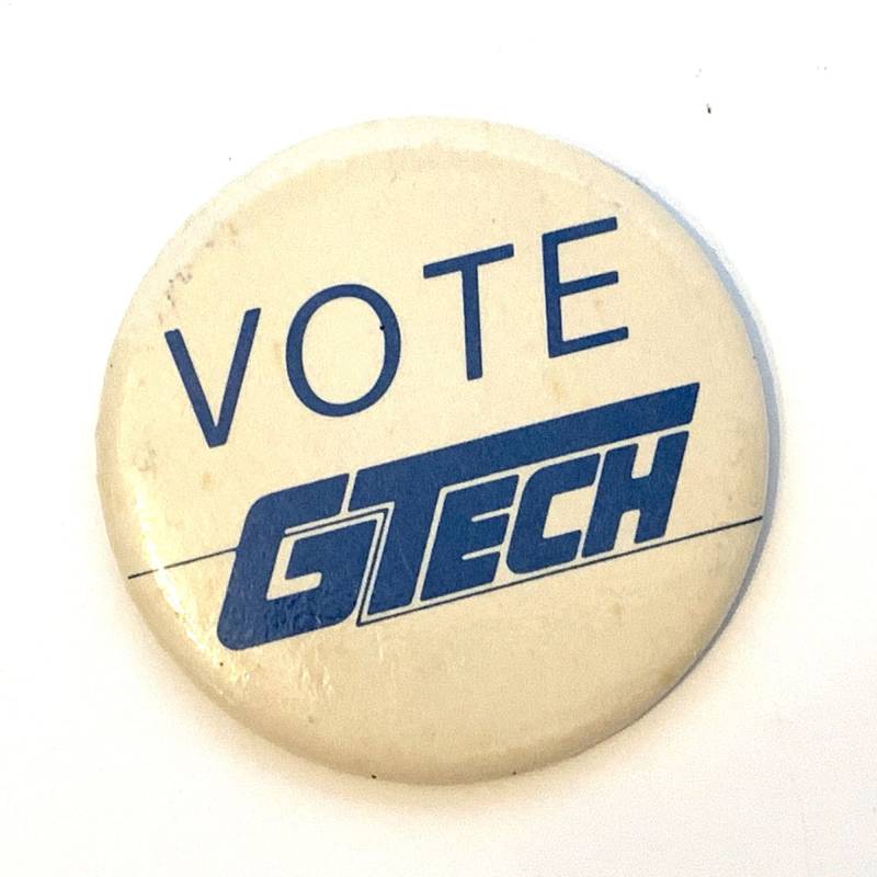 Vote Gtech Pinback Button Pin von TexasGalTreasures