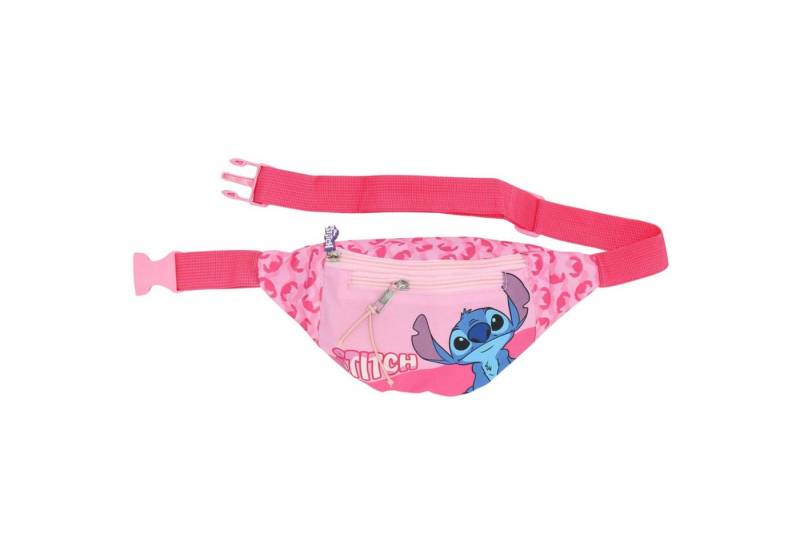 Textiel Trade B.V. Gürteltasche Lilo & Stitch Hüfttasche für Kinder – 12x23x9 cm mit Reißverschluss (Einzel) von Textiel Trade B.V.