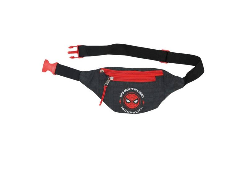 Textiel Trade B.V. Gürteltasche Spiderman Hüfttasche für Kinder – 12x23x9 cm mit Reißverschluss von Textiel Trade B.V.
