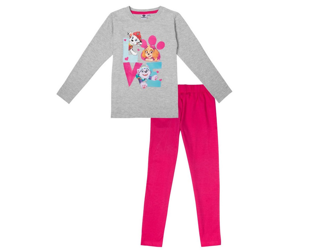 Textiel Trade B.V. Pyjama Paw Patrol Pyjama 110/116 cm Zweiteiler Baumwolle Chase & Marshall von Textiel Trade B.V.