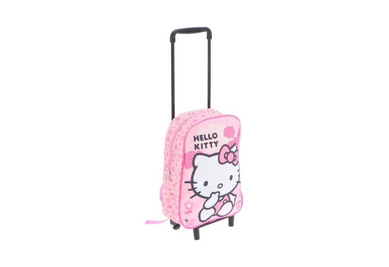 Textiel Trade B.V. Trolley Hello Kitty -Rucksack für Kinder – 2-in-1 Rucksack mit Rollen von Textiel Trade B.V.