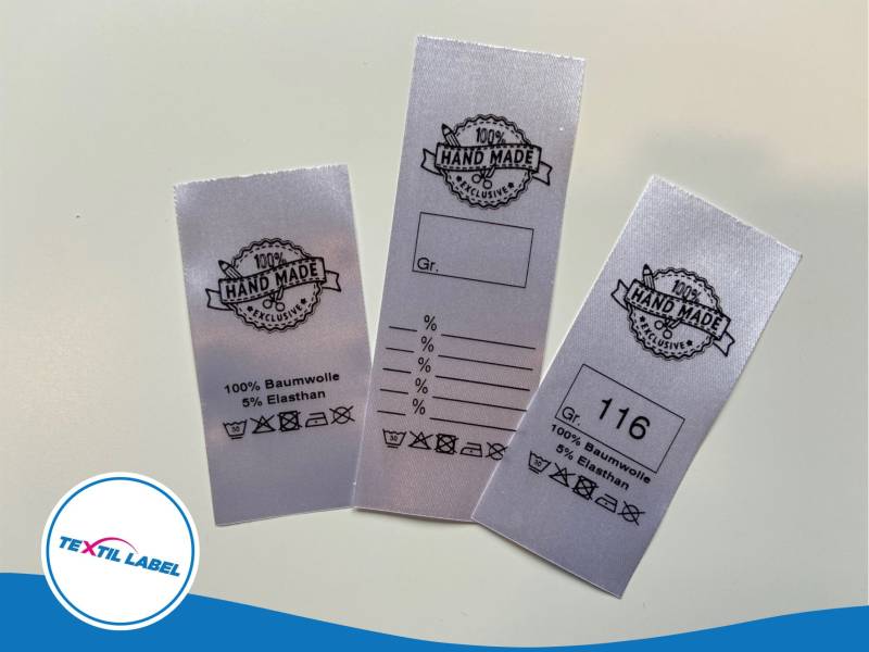 Textiletiketten Konfigurator Labels Personalisiert Mit Logo von TextilLabelDesign