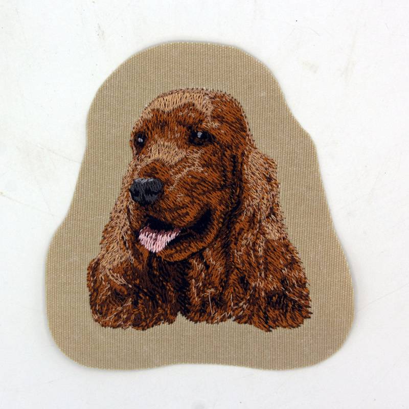 Abzeichen, Gestickter Aufnäher, Hundestickerei, Cocker Spaniel, Maschinenstickerei, Aufbügeln, Nähen, Geschenk Für Spaniel-Liebhaber, Von Team von TextilePersonnalise