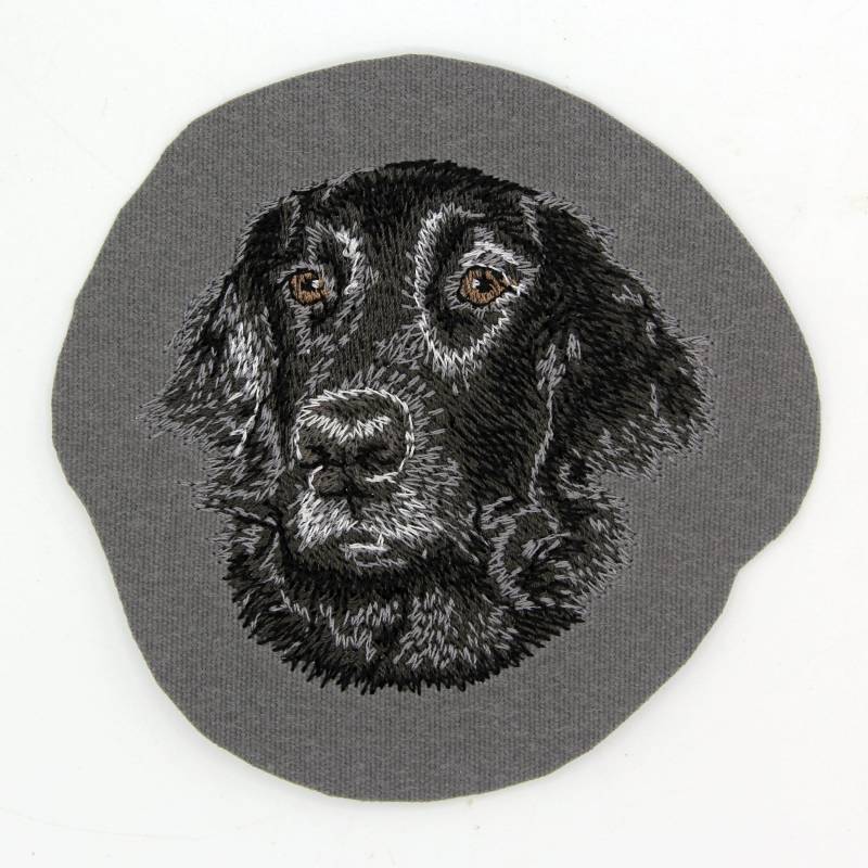 Flat Coat Retriever, Nova Scotia Duck Tolling Gesticktes Aufnäher Mit Hund, Maschinenstickerei Zum Aufbügeln, Nähen, Von Team Numérik Flat Coat Retriever, Nova Scotia Duck Tolling Gesticktes Aufnäher Mit Hund, Maschinenstickerei Zum Aufbügeln, Nähen, Von Team Numérik von TextilePersonnalise