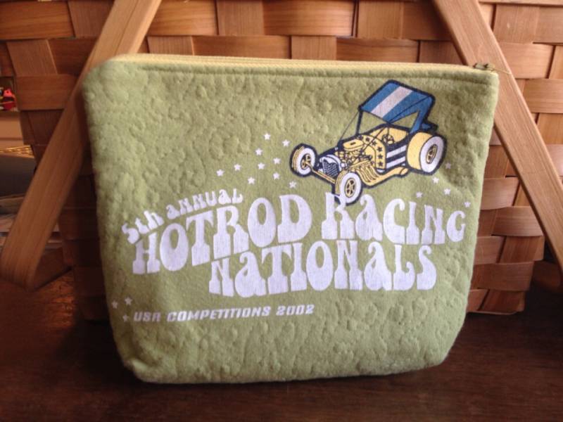 Hot Rod Racing Reißverschlusstasche von TextileStockpile