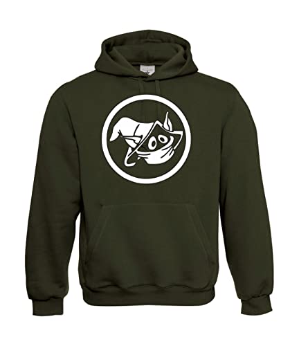 Textilfabrik Hering Kapuzenpullover - Orko He Man Skeletor Motu TV (M, Grün) von Textilfabrik Hering