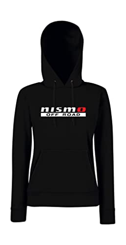 Textilfabrik Hering Kapuzenpullover für Frauen - NISMO Off Road (S, Schwarz) von Textilfabrik Hering