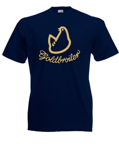 Textilfabrik Hering T-Hemd - DDR GOLDBROILER (Navy, M) von Textilfabrik Hering