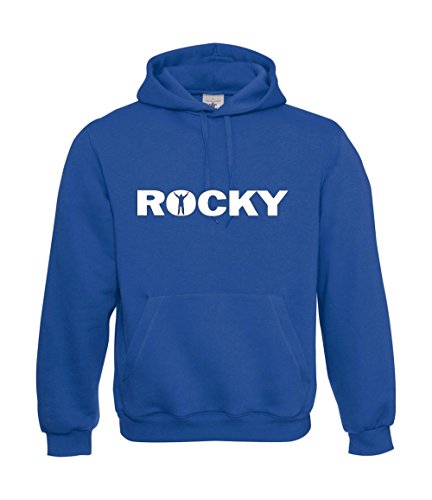 Kapuzenpullover - Rocky (Blau, XL) von Textilhandel Hering